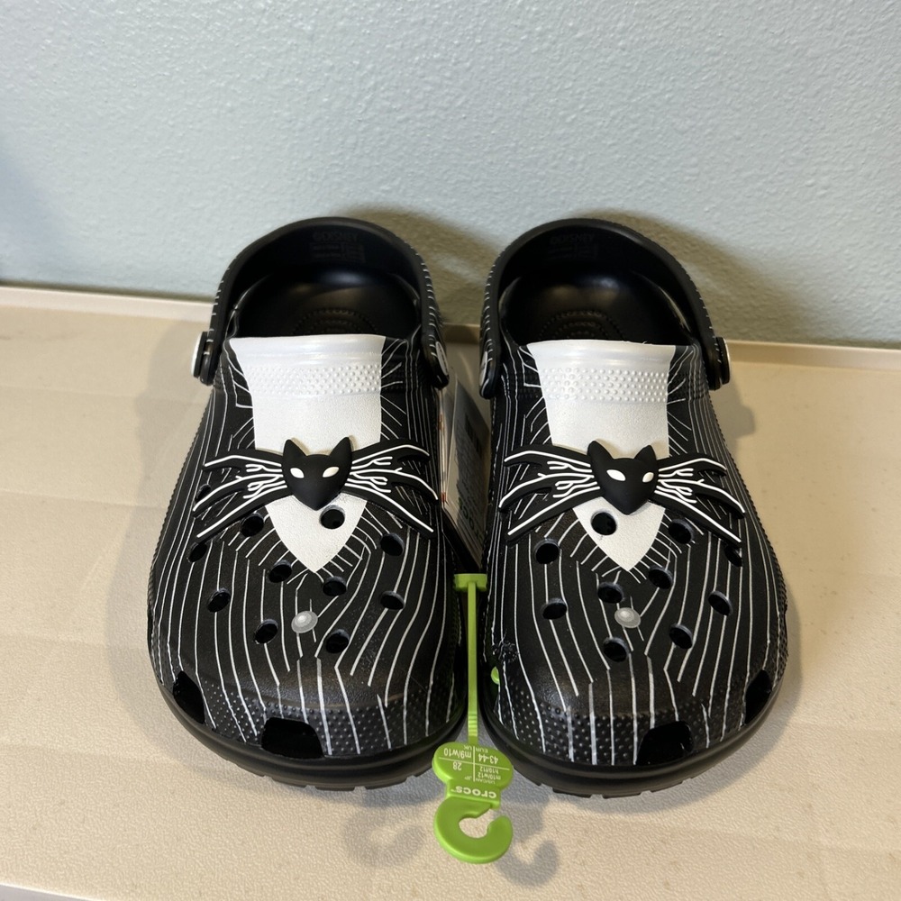 Crocs Nightmare Before Christmas Classic Clog Jack Skellington Mens 10 Womens 12